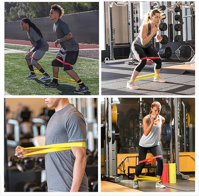 Adjustable Resistance Exercise Bands for Home & Gym Fitnes