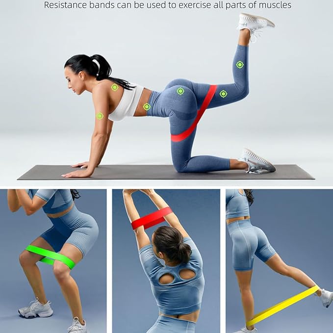 Adjustable Resistance Exercise Bands for Home & Gym Fitnes